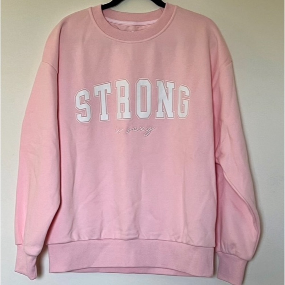 Move Like Morgan Strong is Sexy oversized crewneck sweatshirt .. Size L